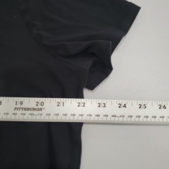 Lululemon Shirt Women Large Gray Short Sleeve Athletic Lightweight Pima Cotton - Picture 4 of 6